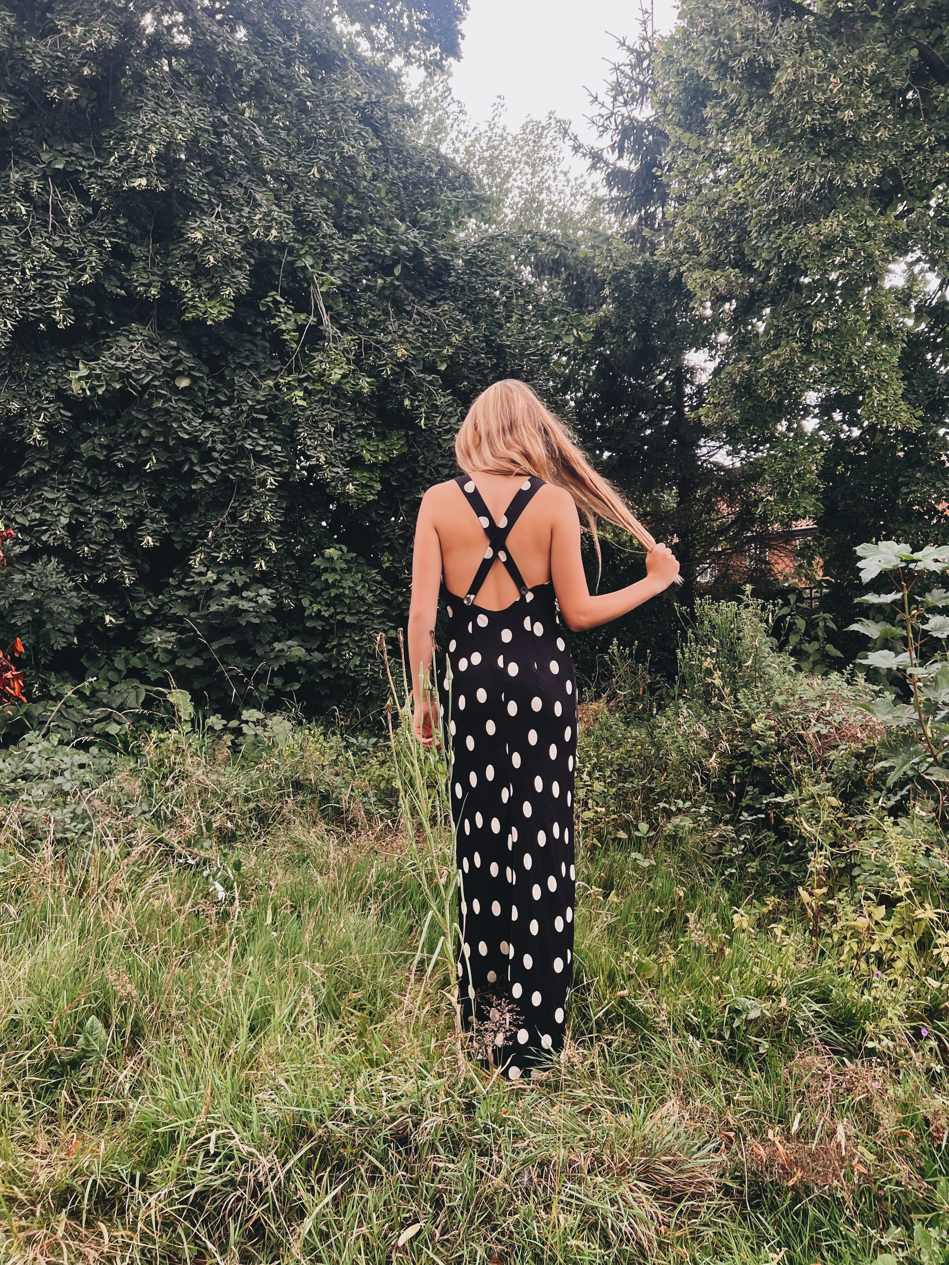 Topshop polka clearance dot maxi dress