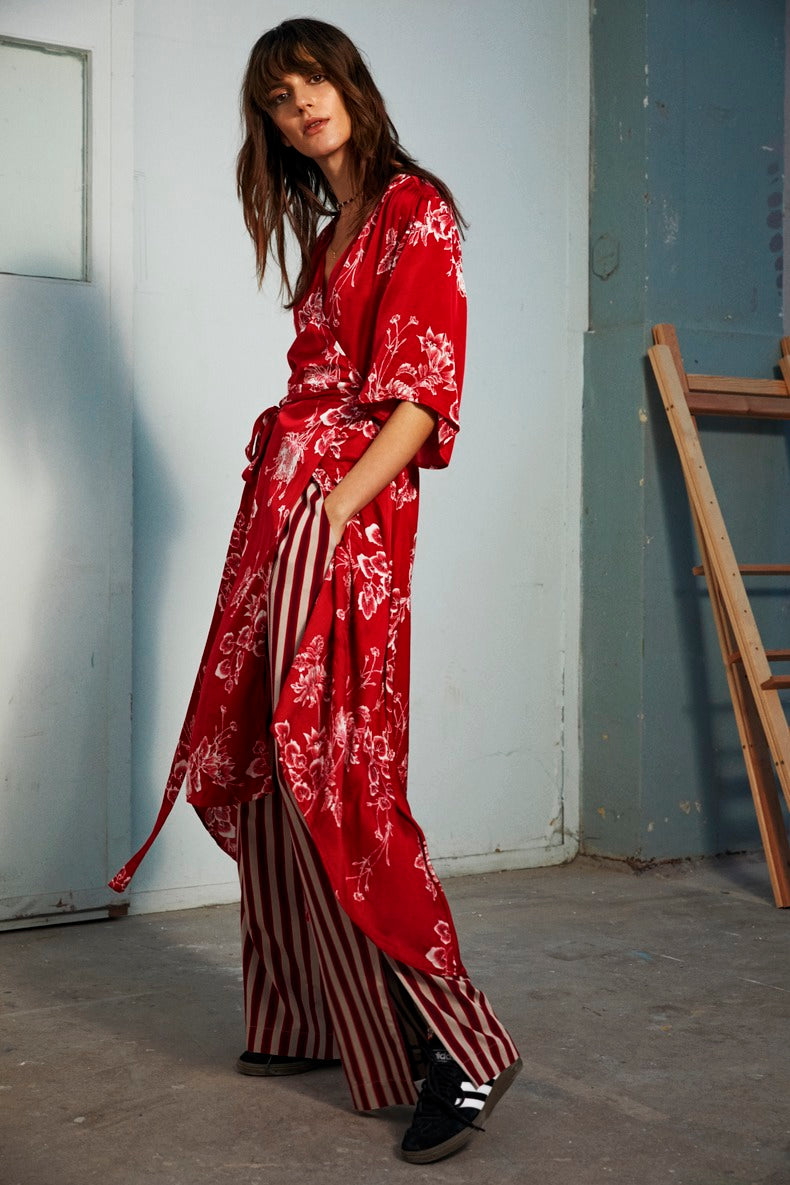 Second female vicky wrap dress outlet
