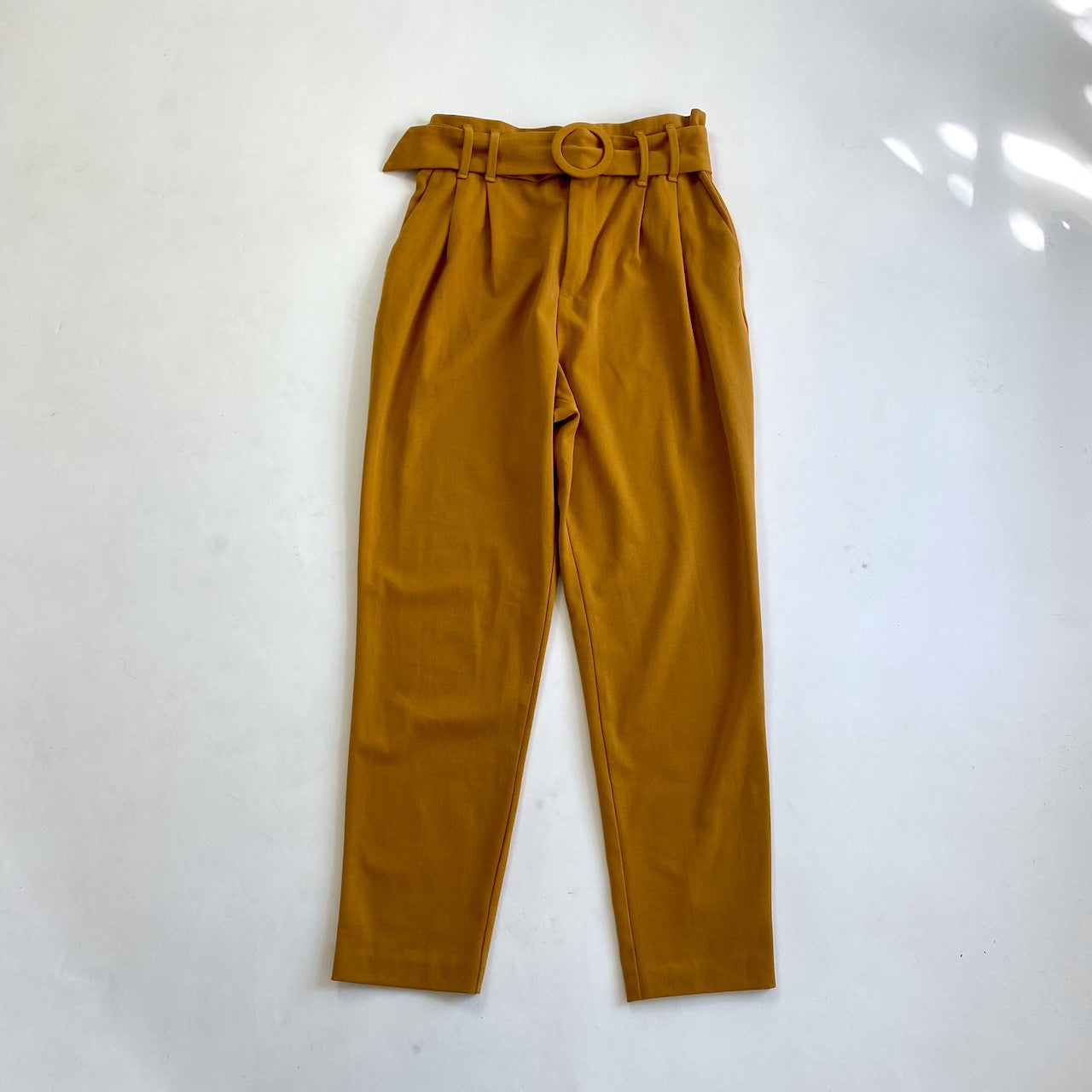 Zara hot sale mustard trousers