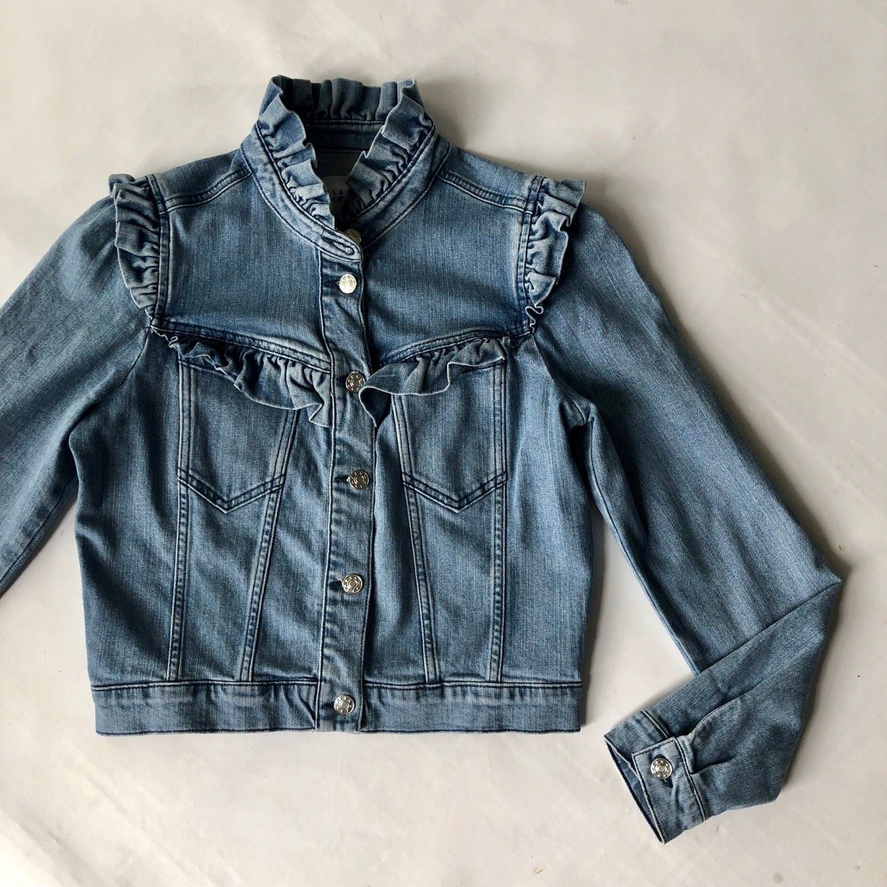 Claudie Pierlot frill denim jacket