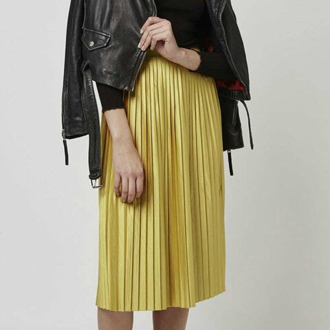 Mustard 2024 skirt topshop