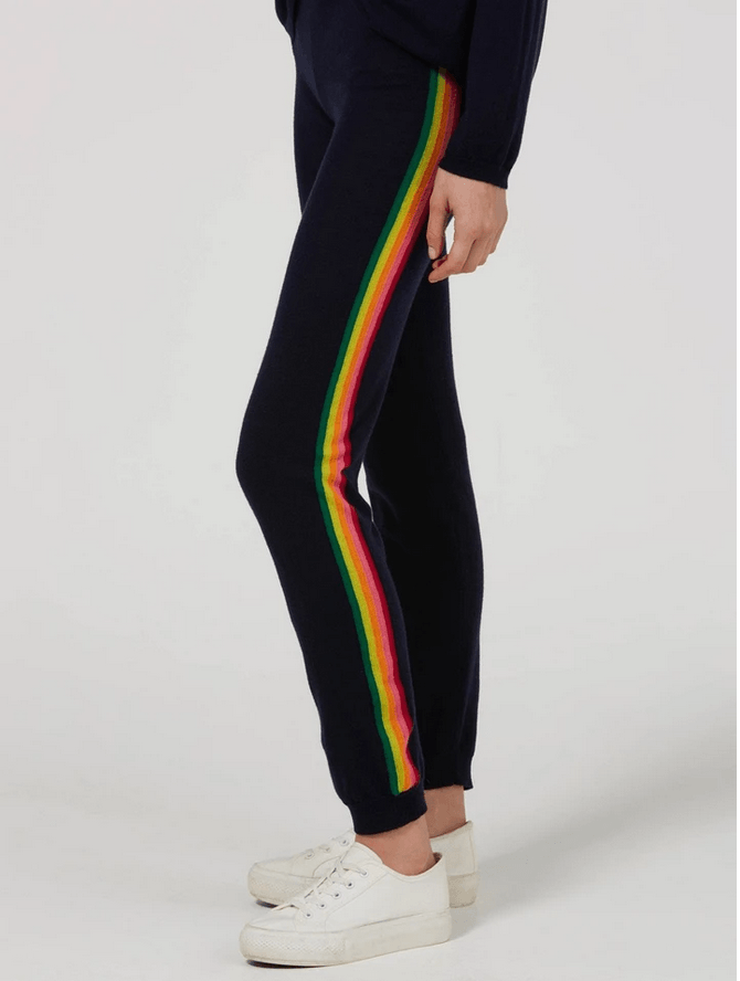 Rainbow store stripe jogger