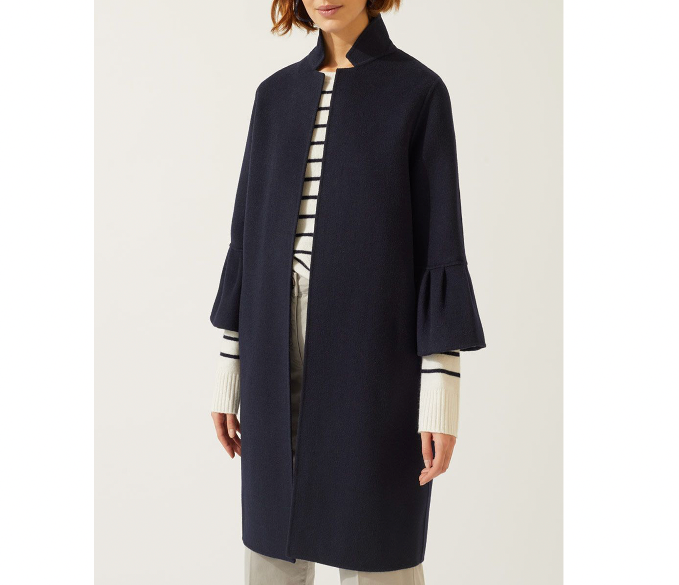 Jigsaw bell 2025 sleeve coat