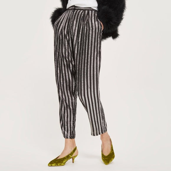 Topshop hot sale striped pants