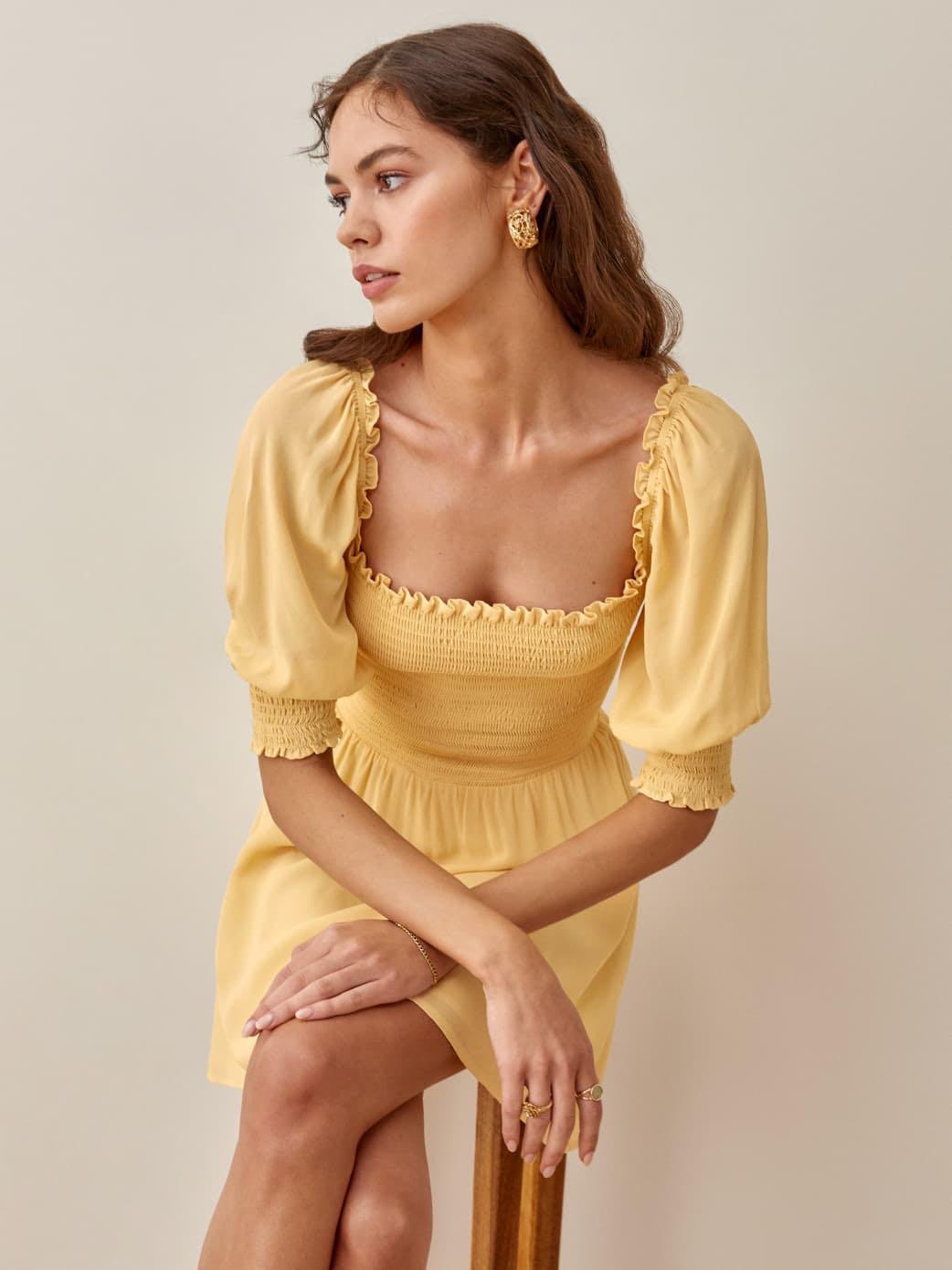 Elle dress reformation hotsell