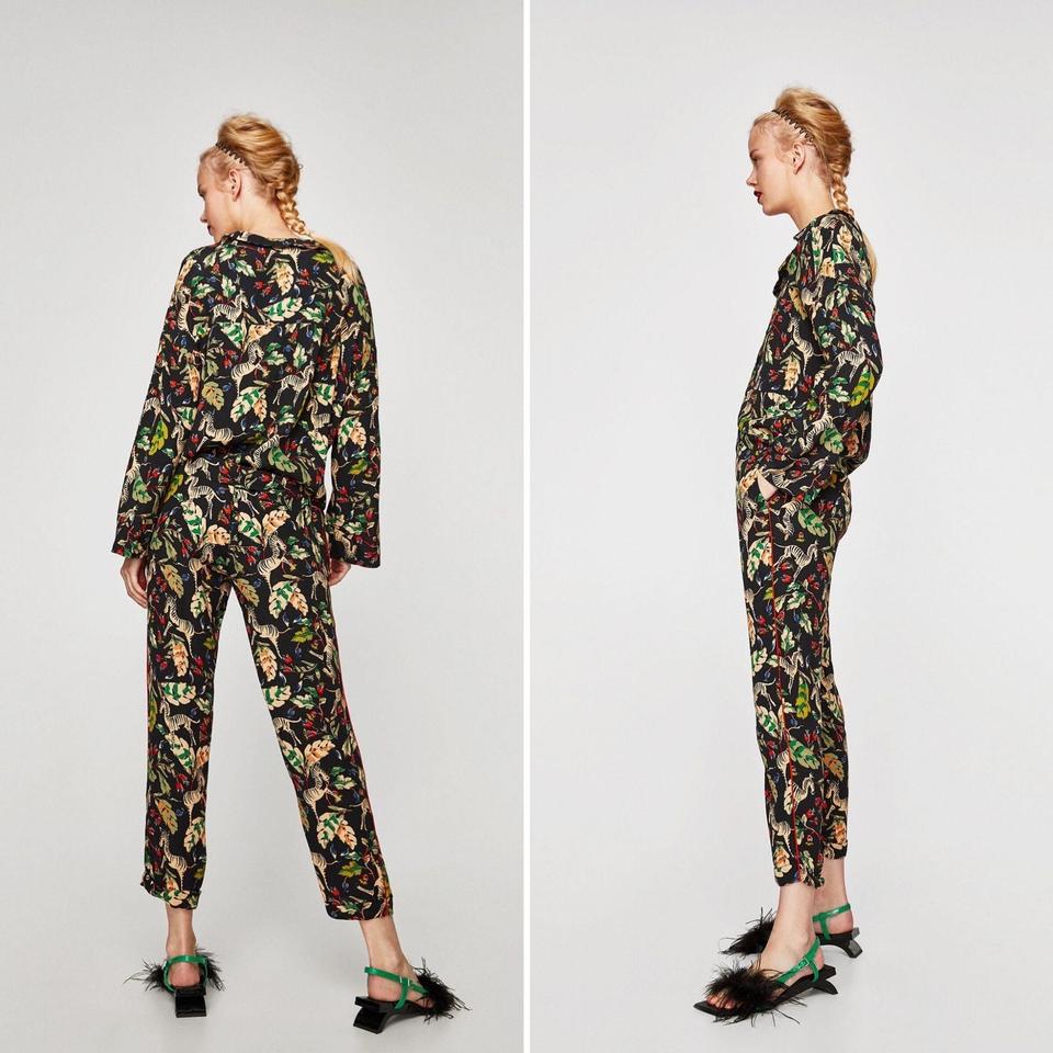 Zara floral & zebra print trousers – Manifesto Woman
