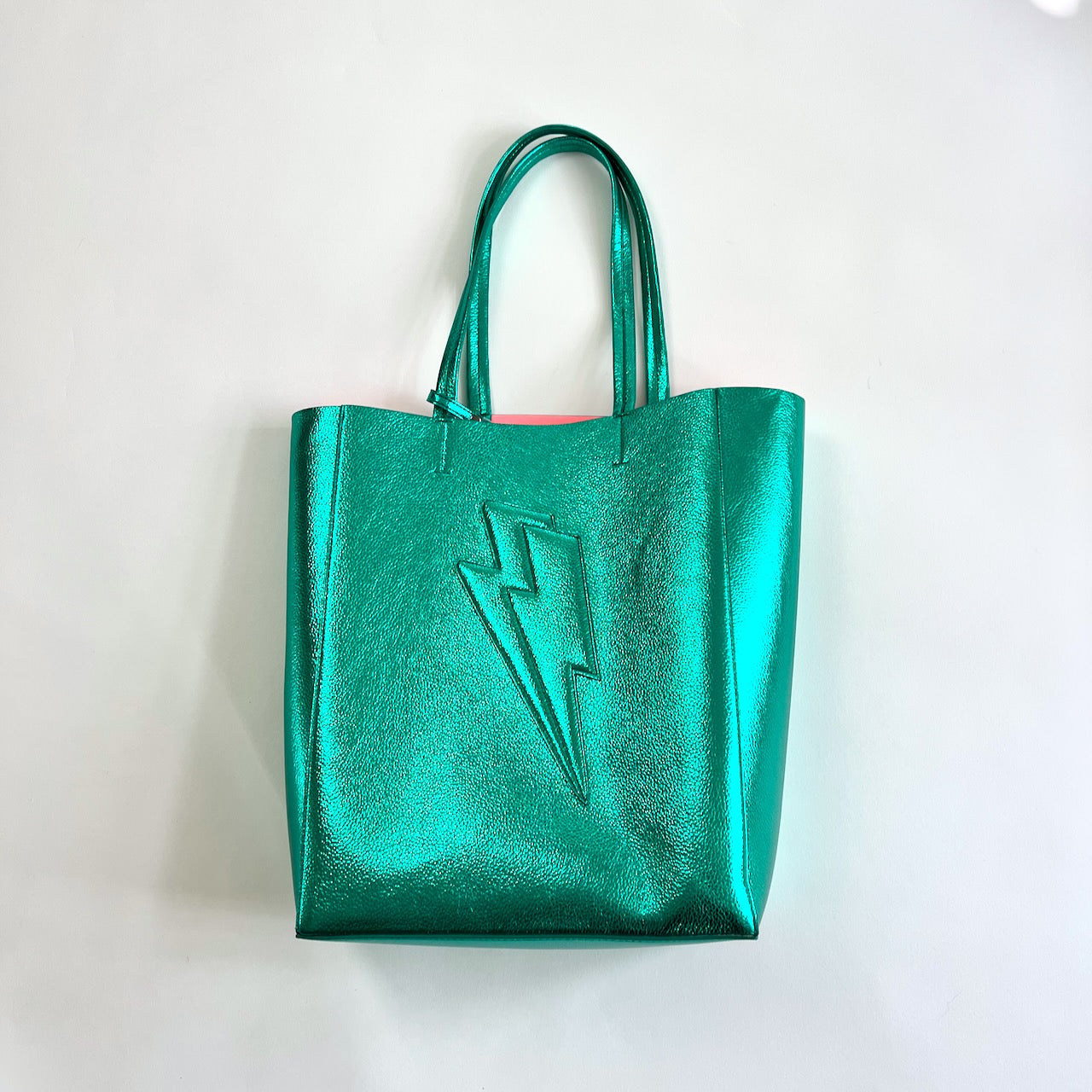 Scamp & Dude metallic green large tote bag – Manifesto Woman