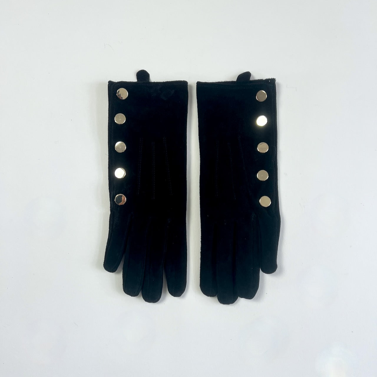 Maje black suede gloves 