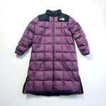 The North Face 'Lhotse Duster' purple down puffer coat
