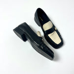 & Other Stories two tone leather loafers