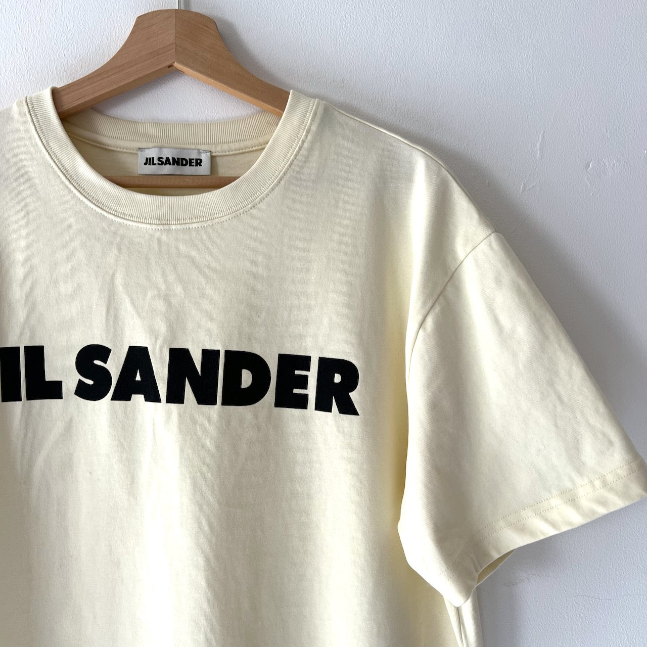 Jil Sander logo cotton t shirt