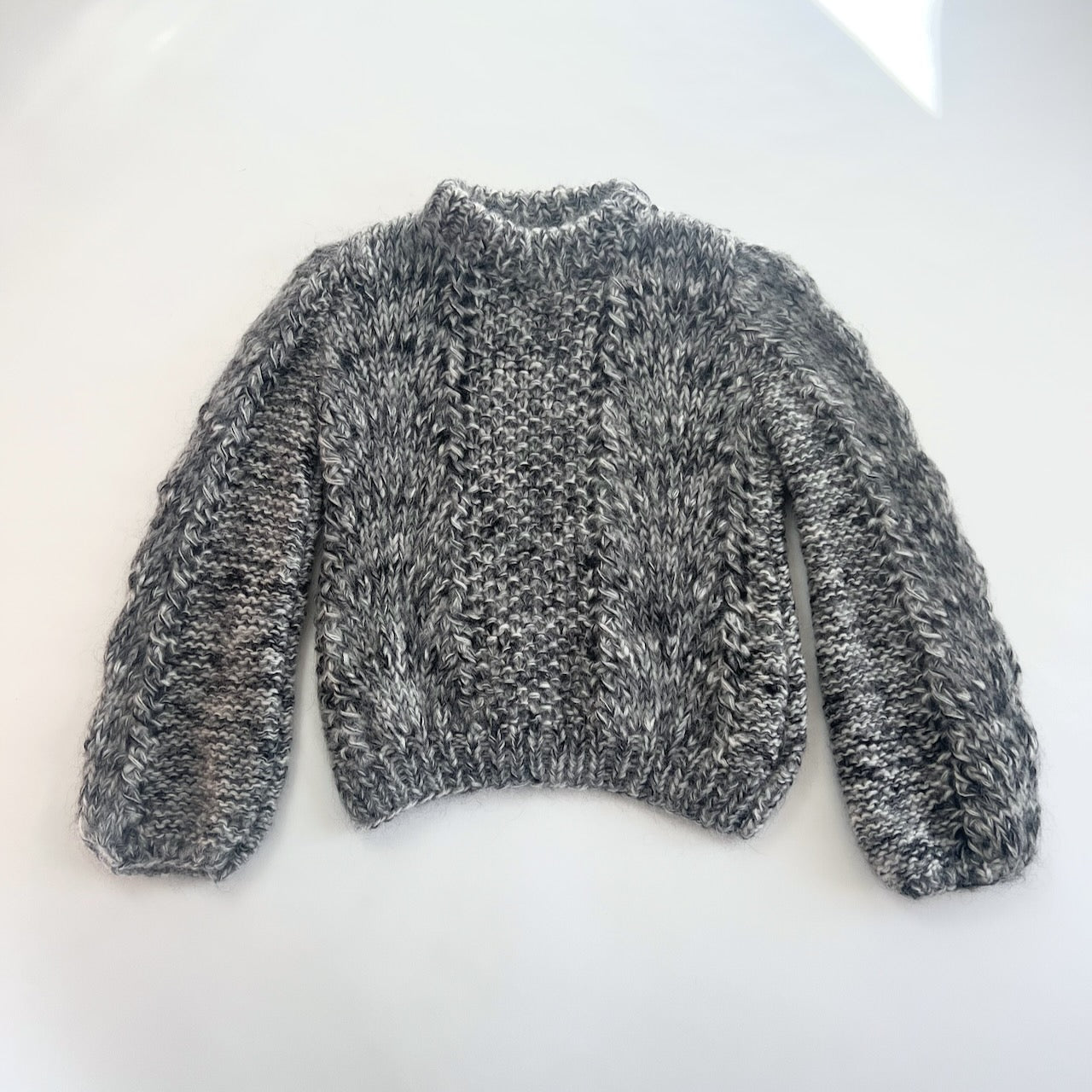 Ganni grey 'Julliard' wool & mohair jumper 