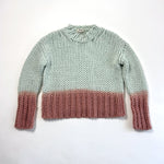 Acne Studios chunky knit two tone jumper Manifesto Woman