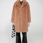 Stand Studio 'Camille' oversized faux fur coat Manifesto Woman