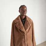 Stand Studio 'Camille' oversized faux fur coat Manifesto Woman