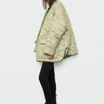 The Frankie Shop oversized Teddy quilted jacket