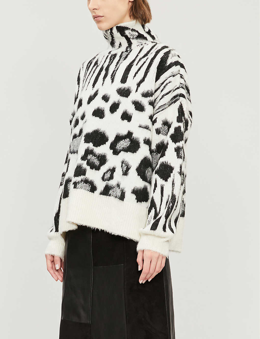 Topshop on sale zebra sweater