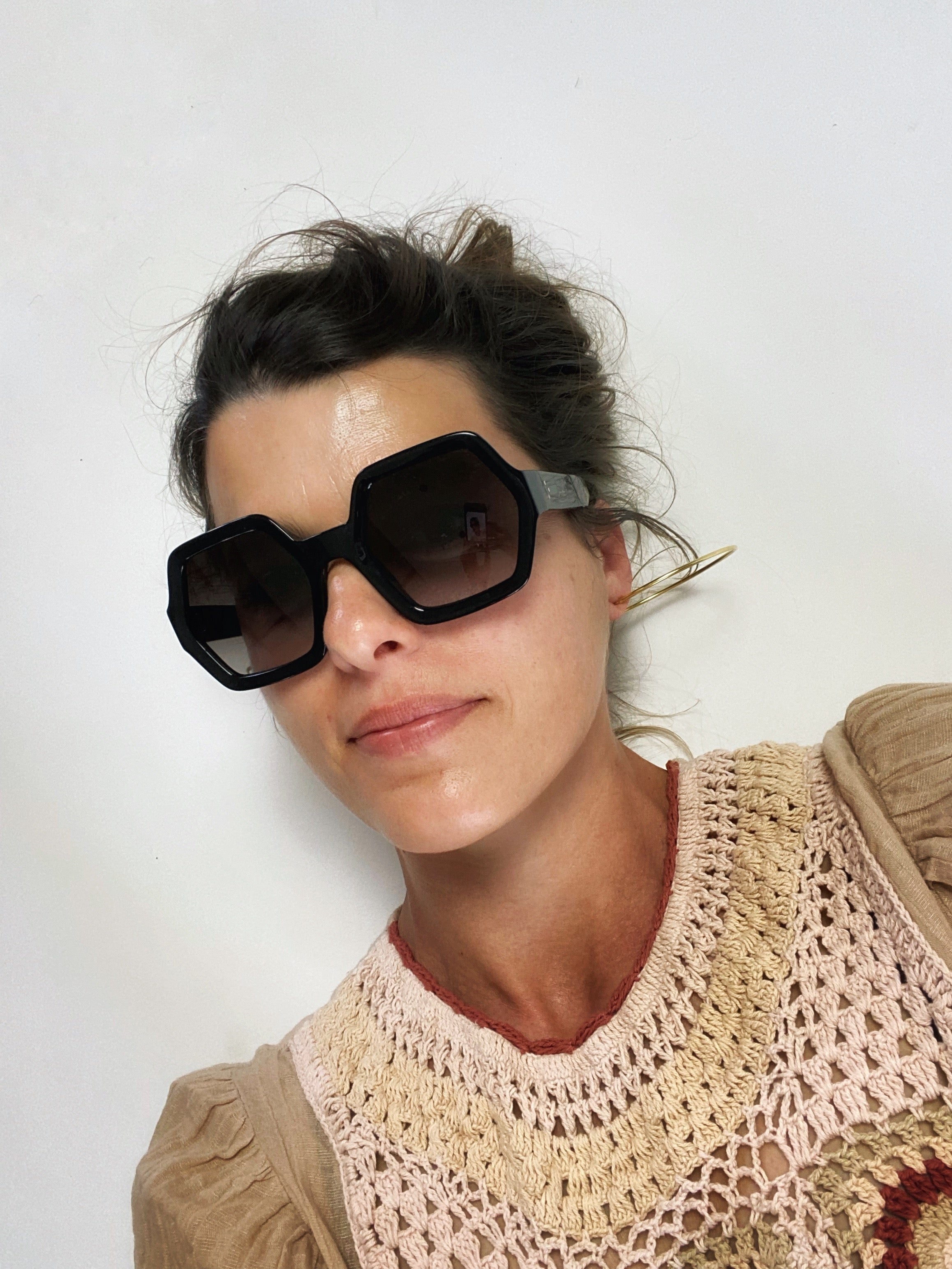 Brown Sunglasses Celine - marc jacobs eyewear light hexagon sunglasses -  GenesinlifeShops NC