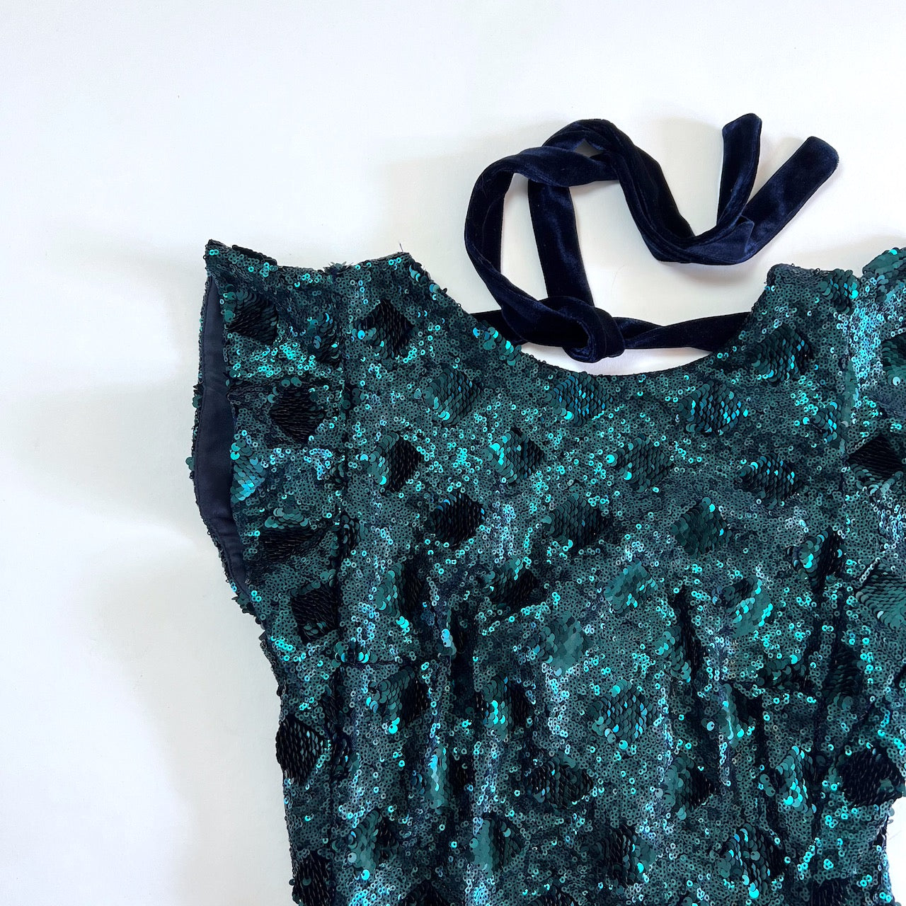 Green sequin hotsell dress zara