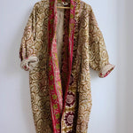 Toast quilted kantha coat