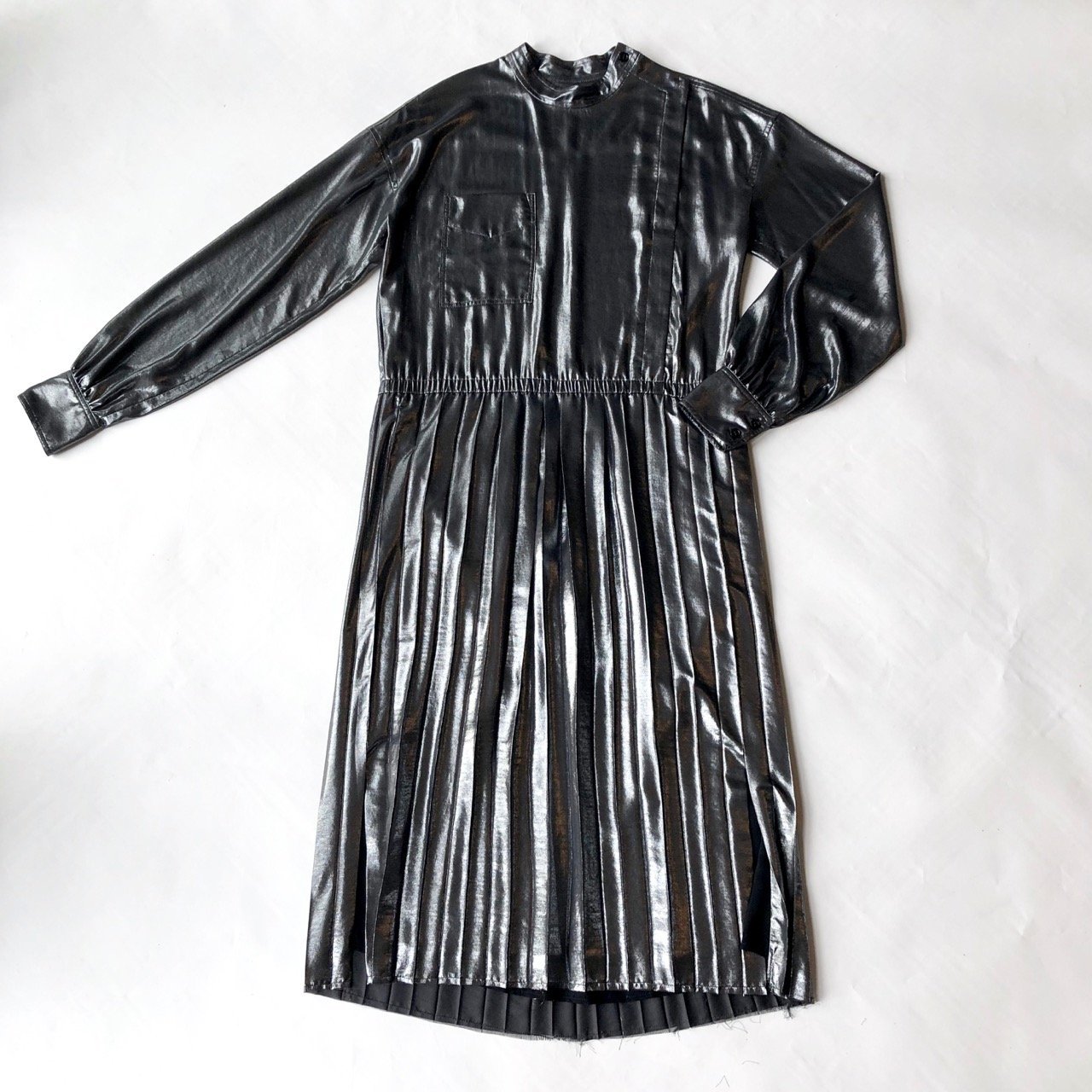 CHARITY SALE Isabel Marant Etoile pleated silver dress – Manifesto Woman