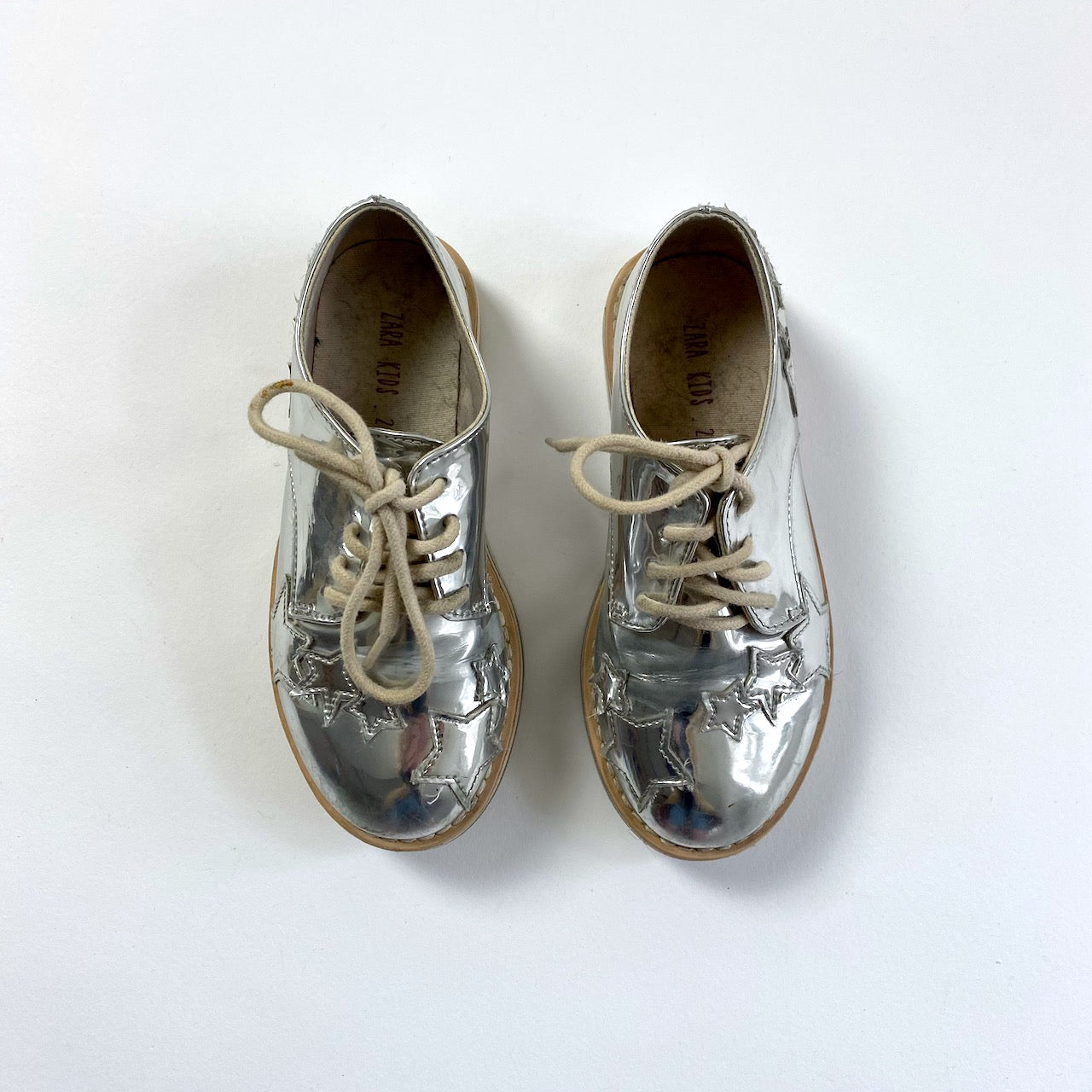 Silver hot sale oxfords zara