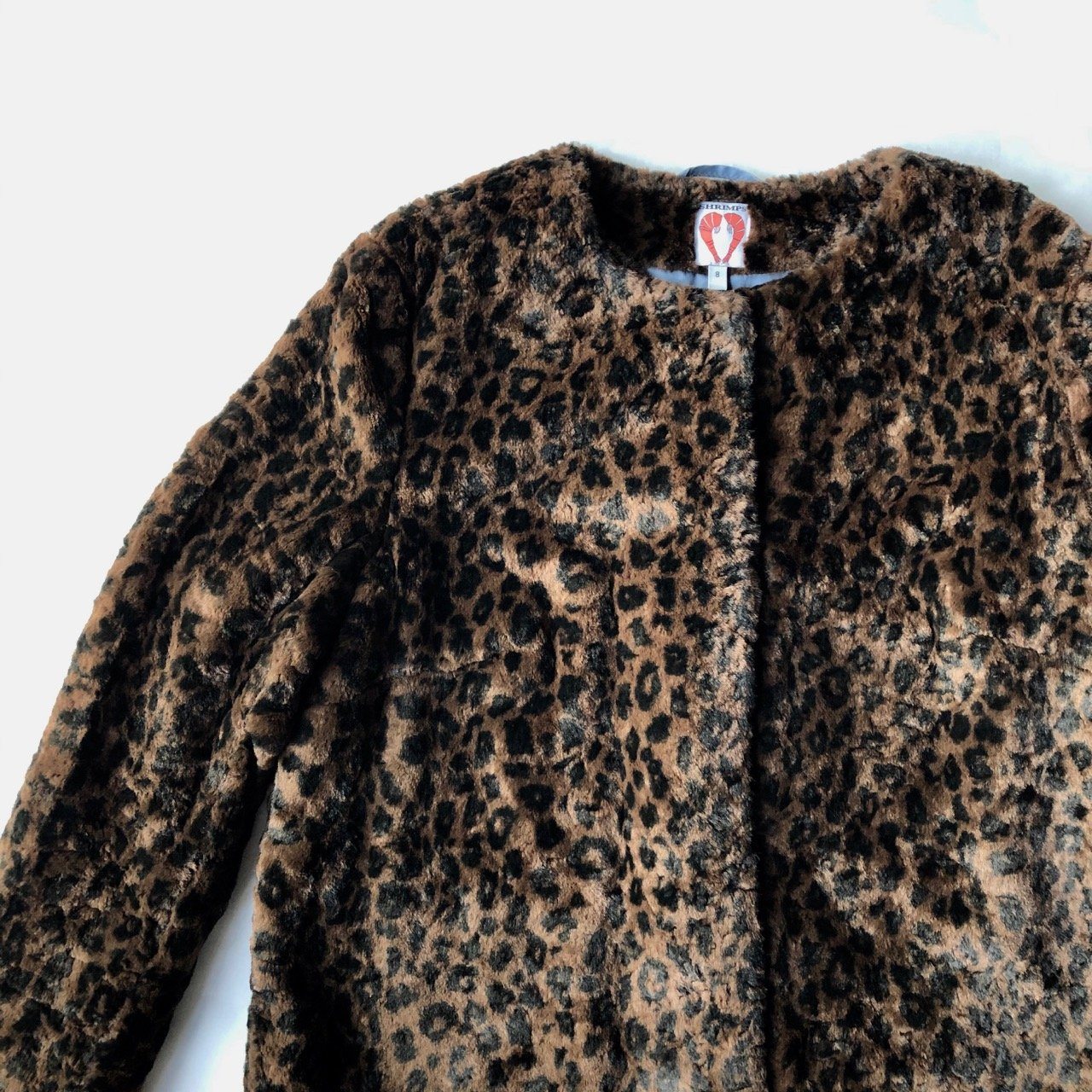 Shrimps hot sale leopard coat