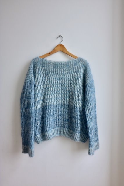 Light blue MIH m.i.h chunky knit wool jumper