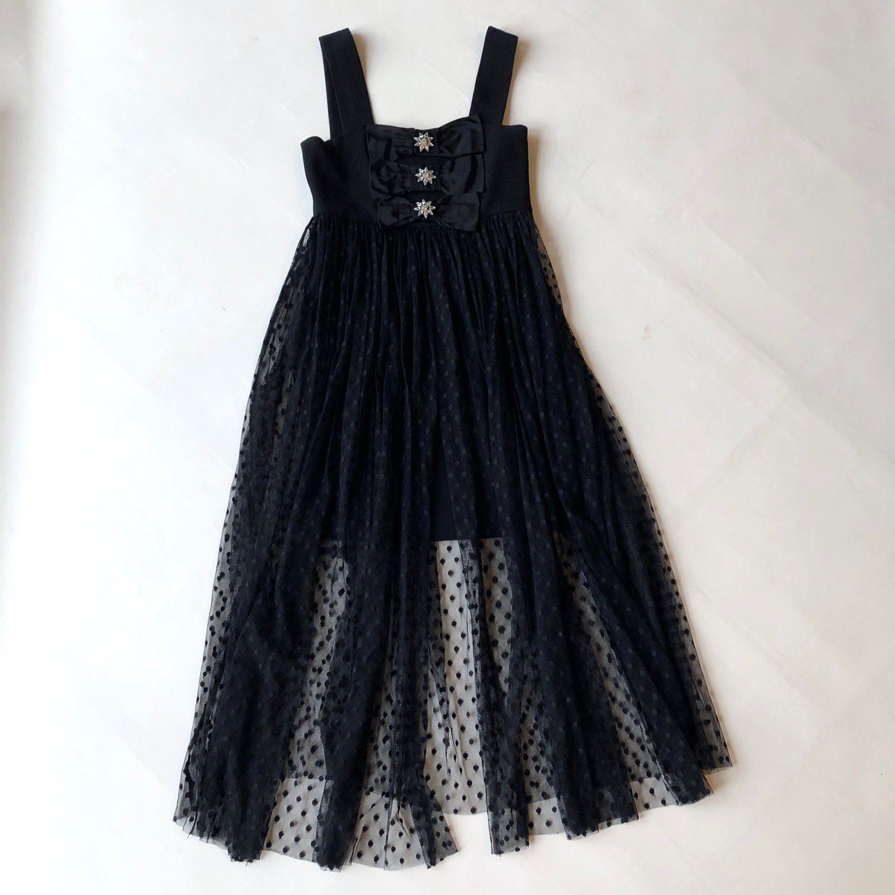 Claudie Pierlot tulle bow midi dress