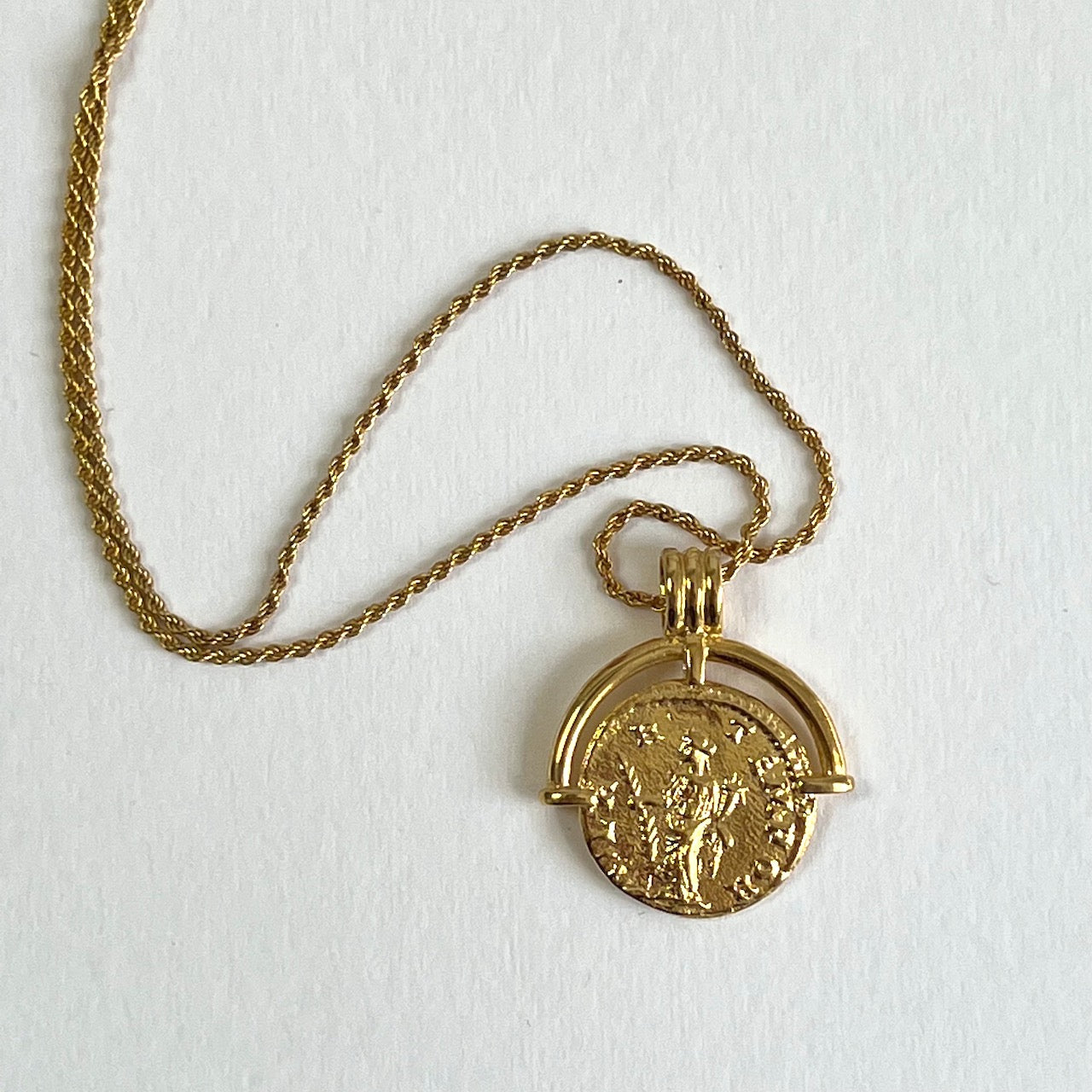 Roman arc coin on sale necklace