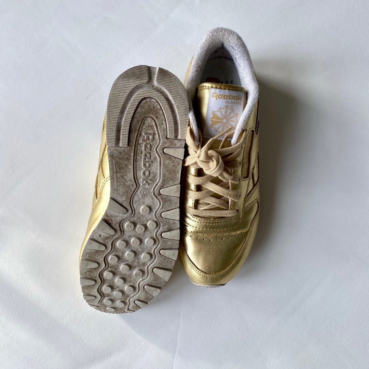 reebok x face stockholm gold