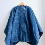 Vintage padded kimono coat