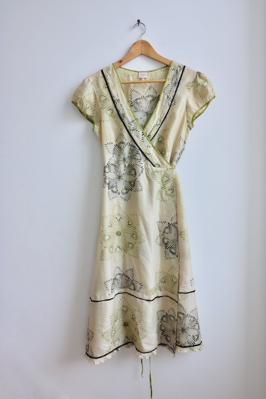 Whistles silk wrap dress