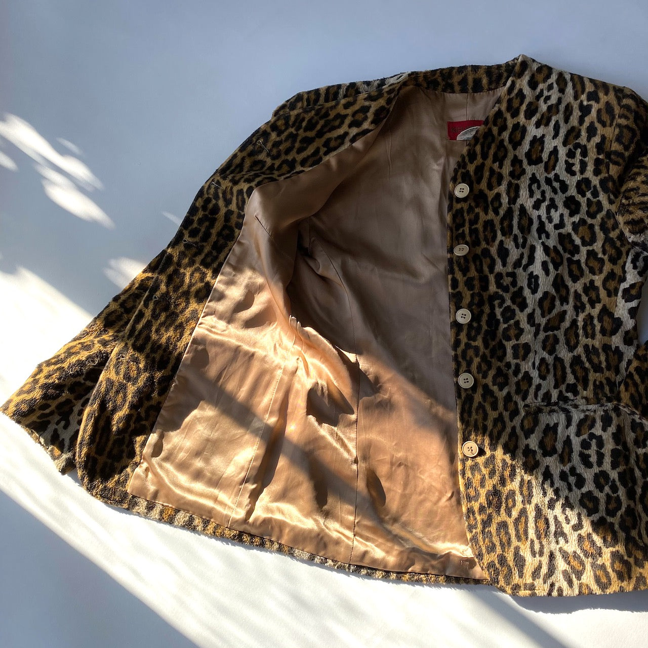 Kenzo leopard hot sale print coat