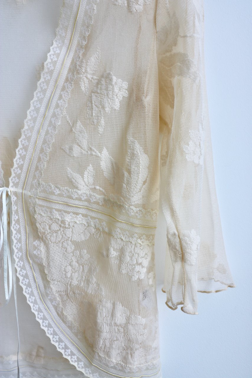 Vintage cream lace for sale at Manifesto Woman