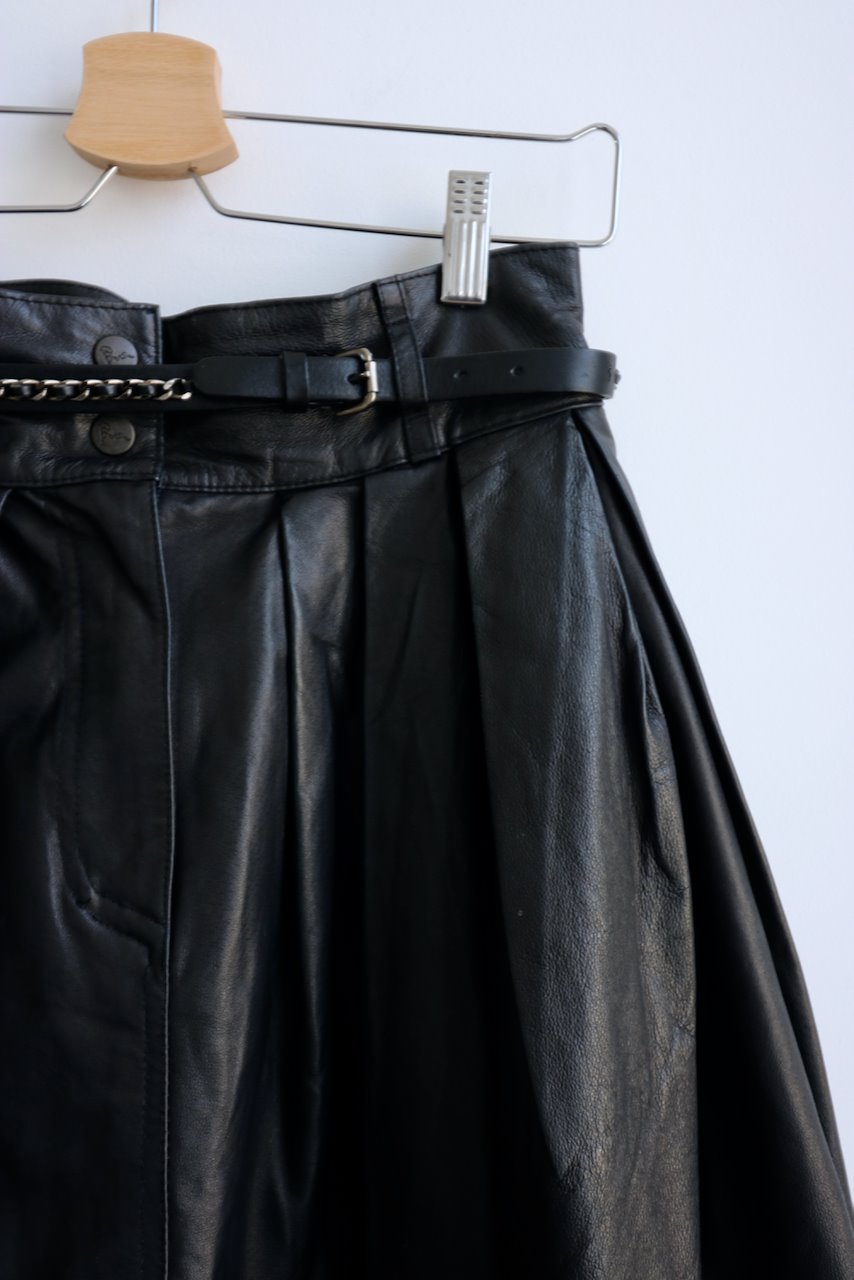 Vintage Preen leather skirt for sale at Manifesto Woman