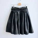 Preen leather skirt with belt 