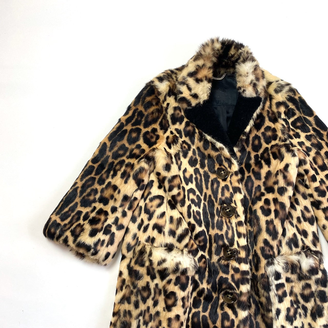 burberry leopard coat