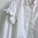 Marithe Francoid Girbaud vintage white collared shirt at Manifesto woman
