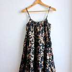 ASOS camouflage tiered ruffle strappy sun dress