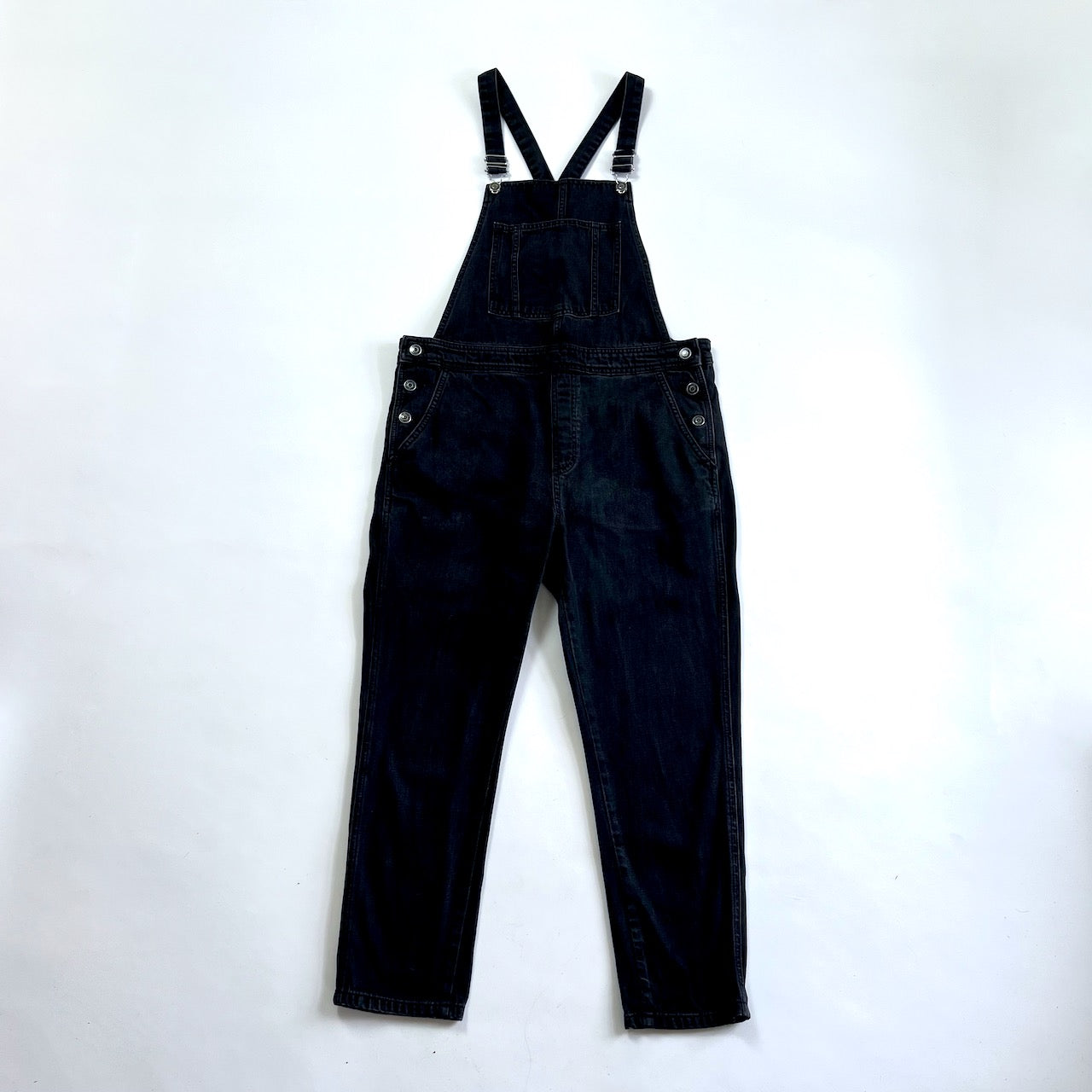 Amazon.com: Womens Straight Loose Pocket Floral Denim Jumpsuit Printed  Jeans Dungarees Romper Bib Overalls Wide Leg Harem Pants (Navy Blue,Medium)  : Clothing, Shoes & Jewelry