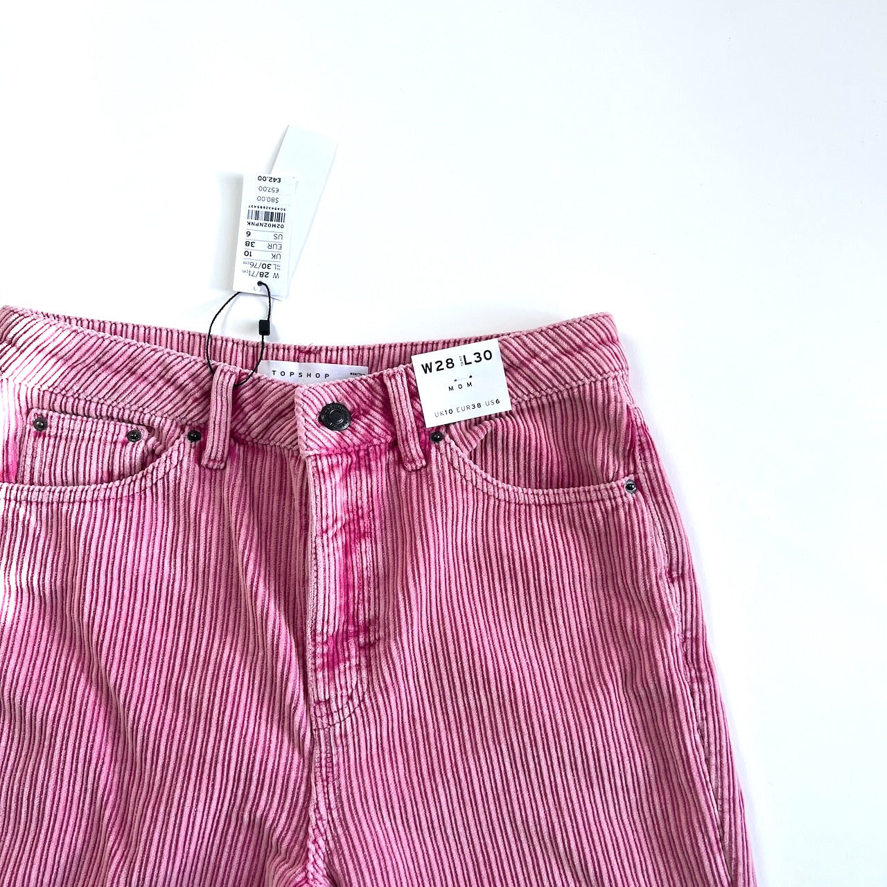 Teenager Corduroy Mini Mom Jeans - Pink | Levi's® AT