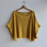 Moth knitwear chunky knit mustard jumper at Manifesto Woman