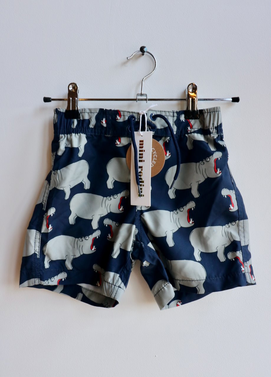 Mini Rodini hippo swim shorts at Manifesto Woman