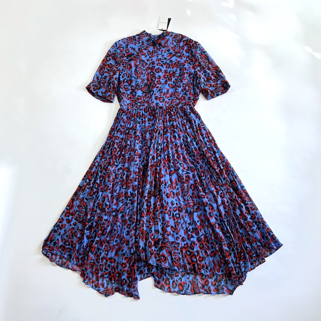 Whistles jungle clearance cat dress blue