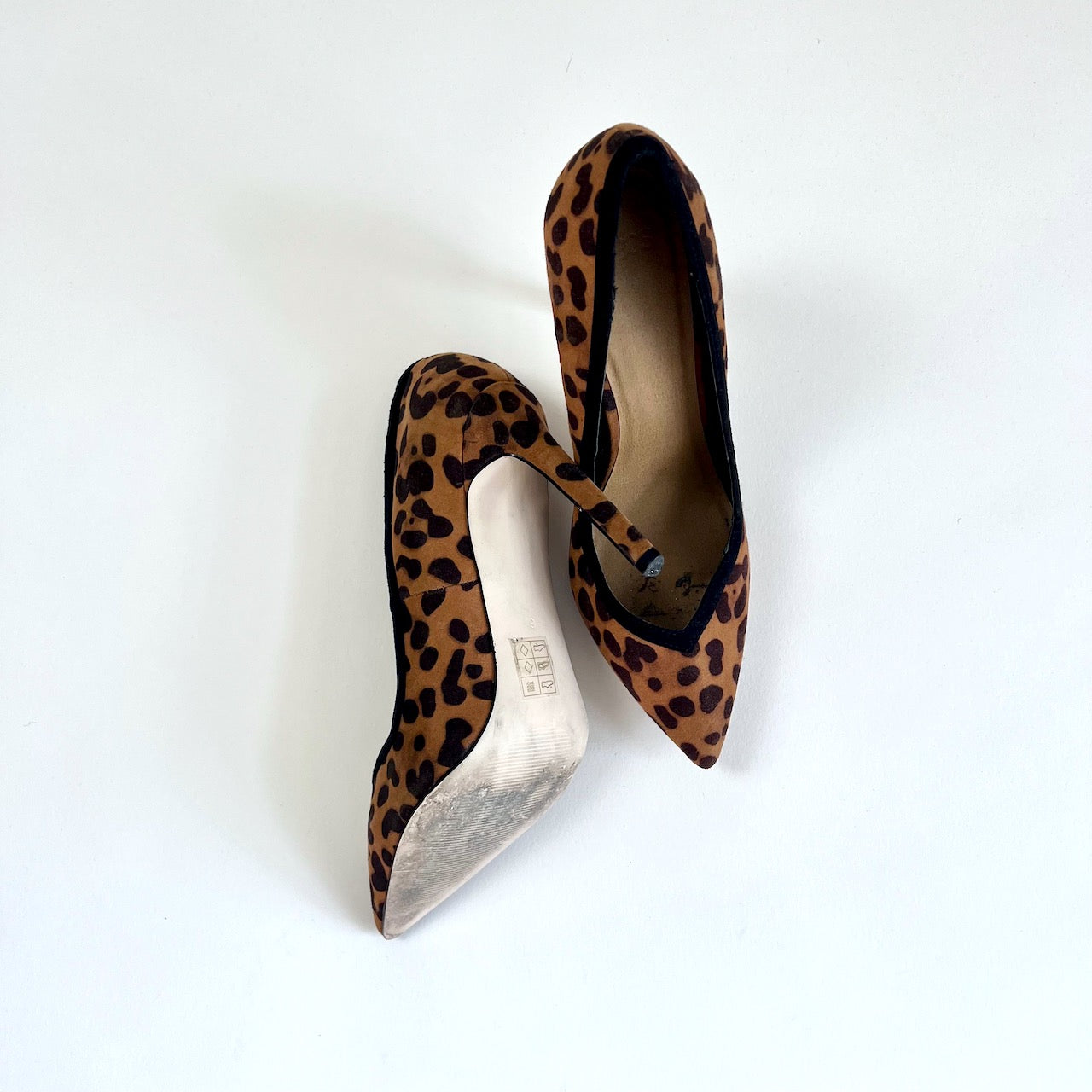 Asos leopard print block heels | Leather block heels, Knee high wedge  boots, Heels