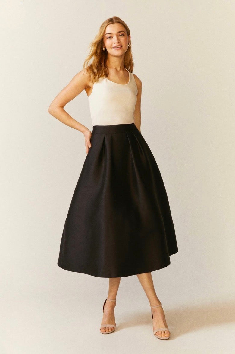 Coast black 2024 satin skirt