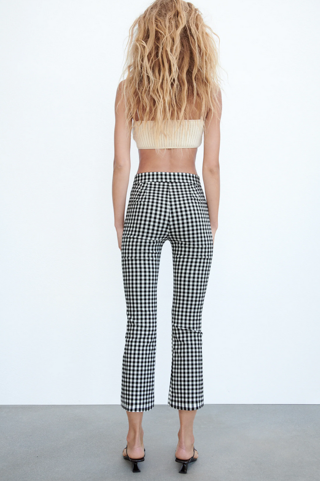 Urban Outfitters Archive White Stretch Flare Trousers