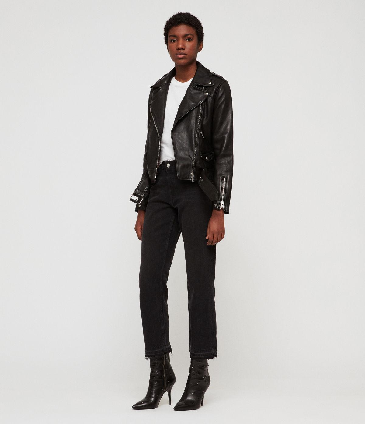 Estae leather outlet biker jacket