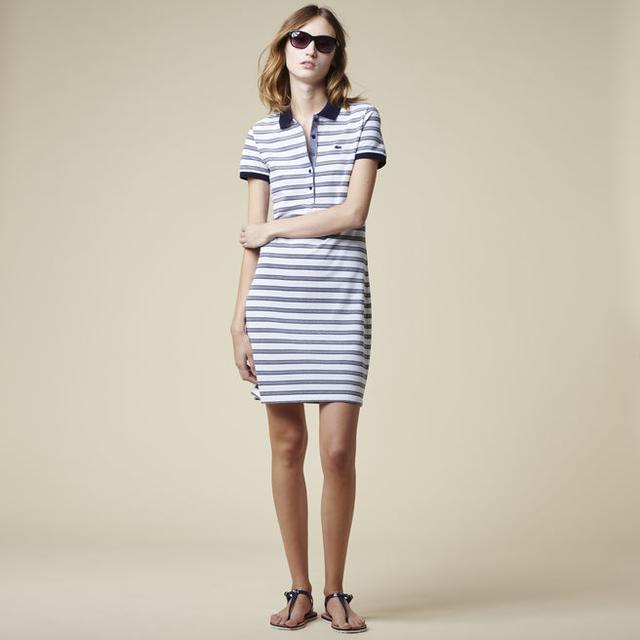 Lacoste cheap striped dress